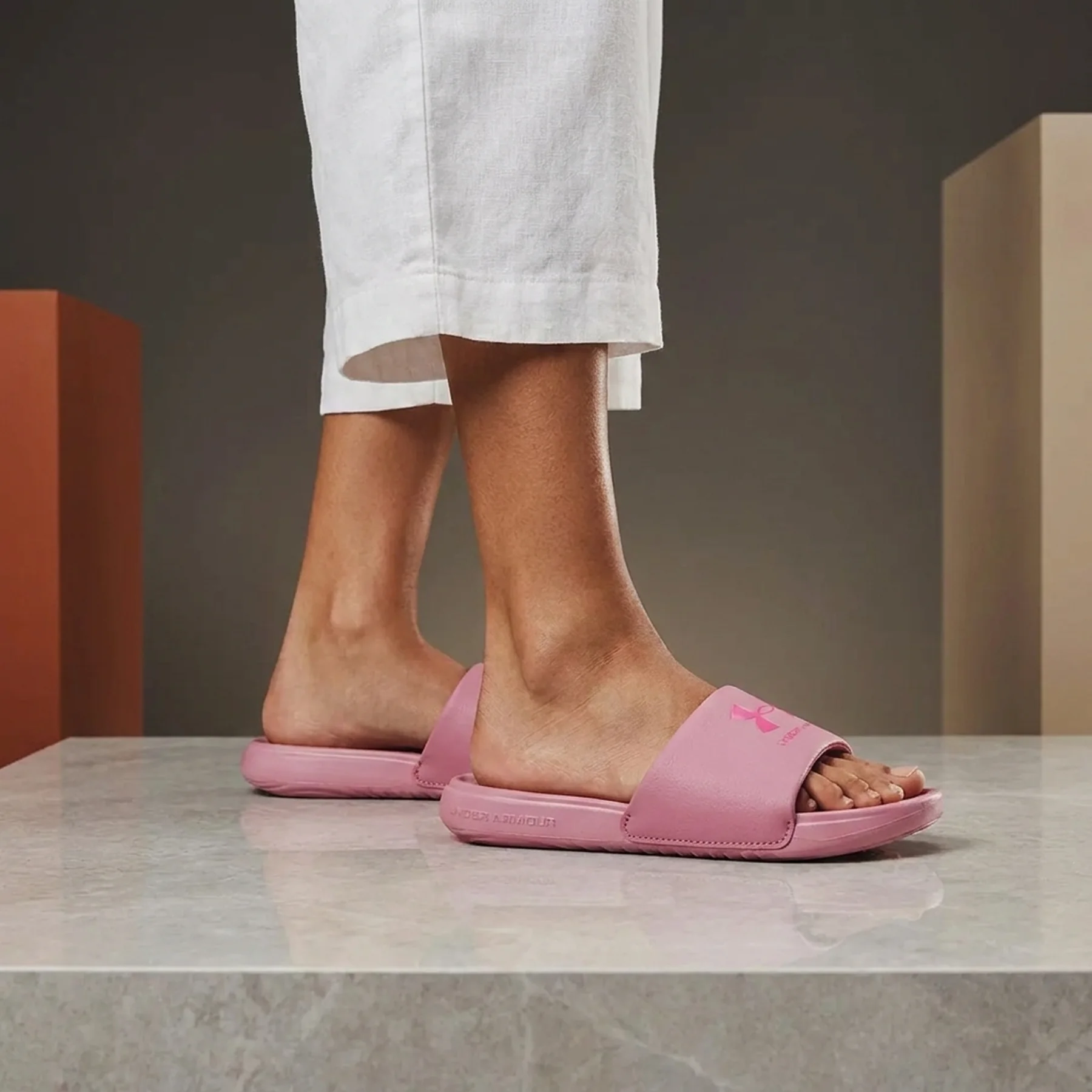 Тапочки жіночі Under Armour Slides Ua W Ansa Fix Sl-Pnk Pink (3023772-605)
