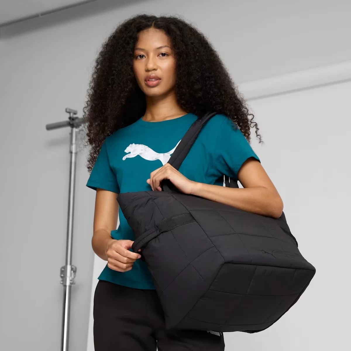 Текстильна сумка-шоппер Puma 1159847816 Чорний