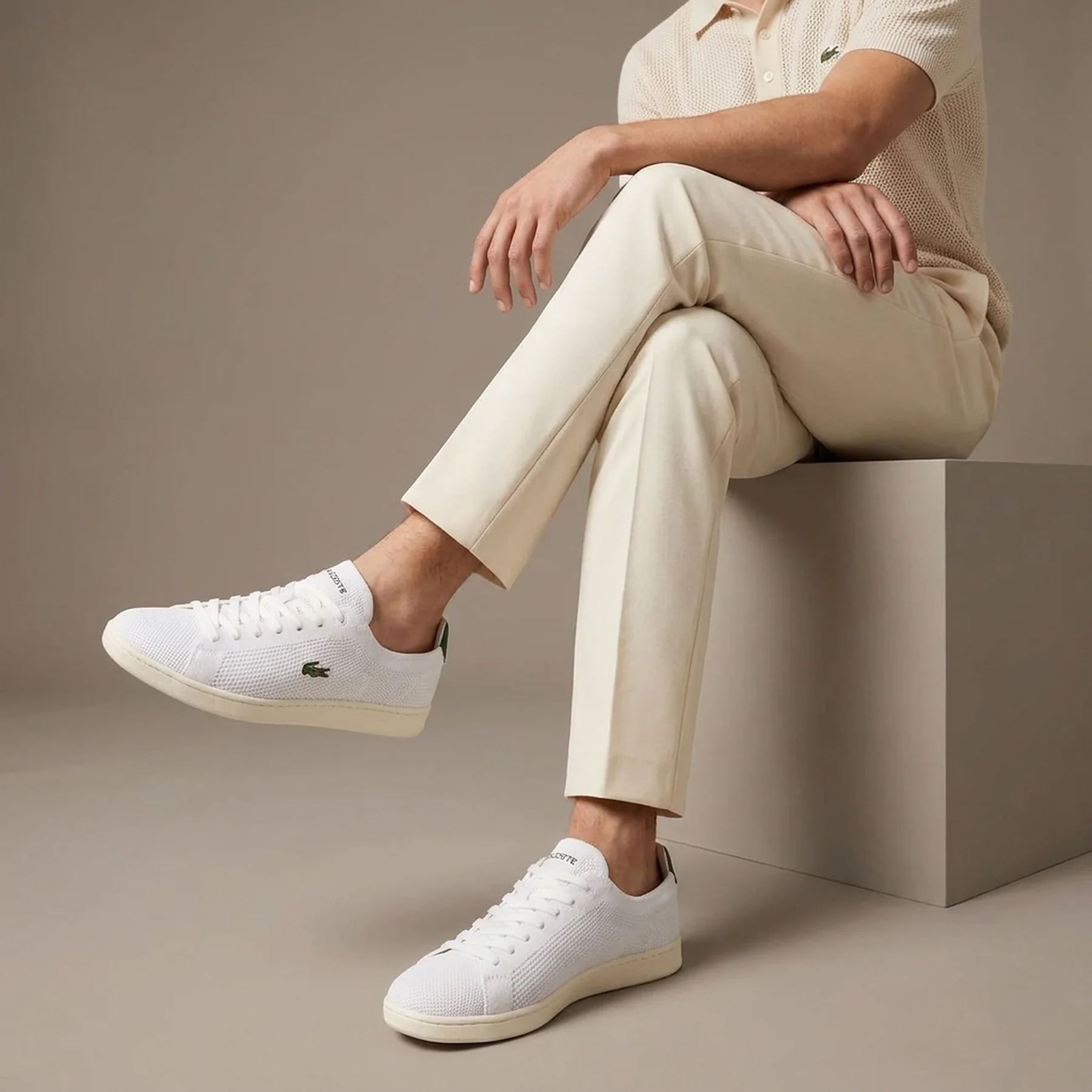 Текстильні кеди Carnaby Piqué 123 Lacoste 40,5
