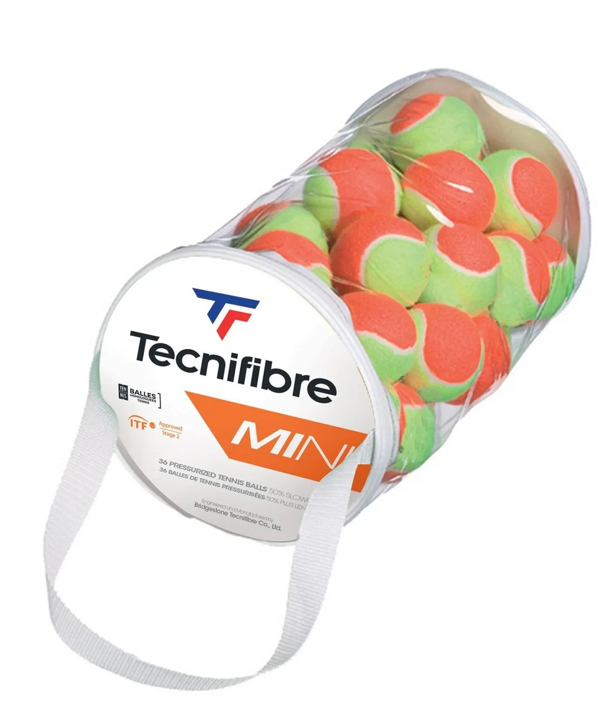 Тенісний м'яч Tecnifibre Mini Tennis Orange X 36Balls (184304)