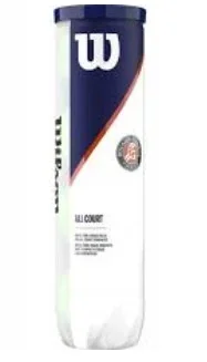 Тенісний м'яч Wilson Roland Garros All Ct 4 Ball (WRT116400)