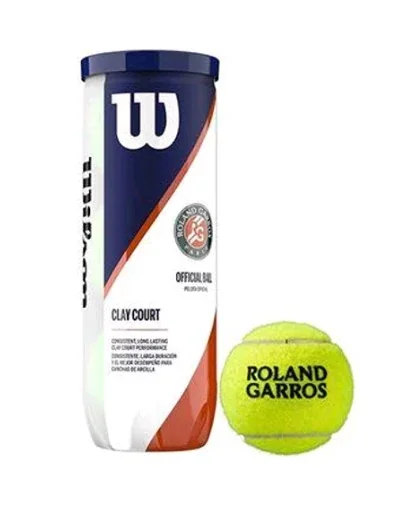 Тенісний м'яч Wilson Roland Garros Clay Ct 3 Ball (WRT125000)