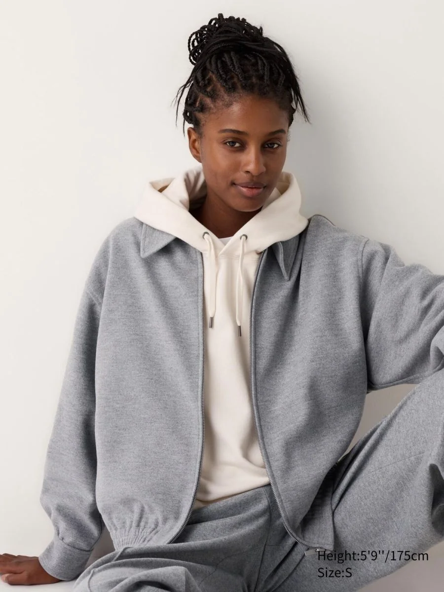 Теплий флісовий бомбер UNIQLO 1159825428