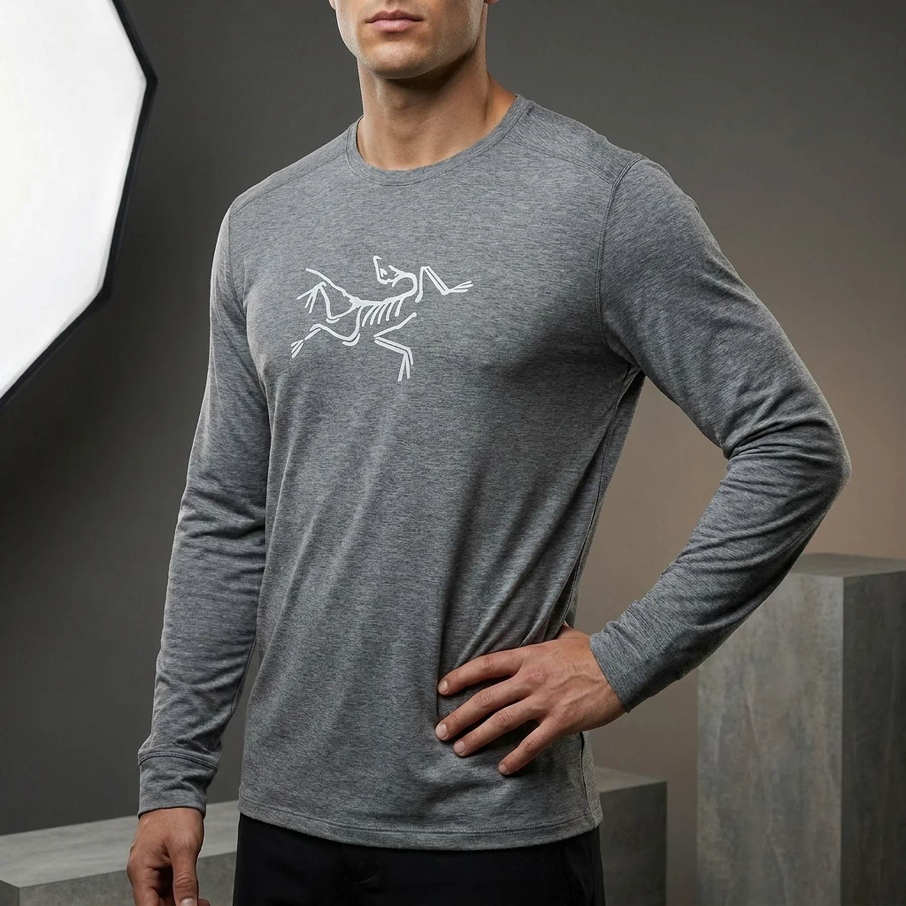 Термобілизна чоловіча Arc'teryx Cormac Logo Grey (X000008452)