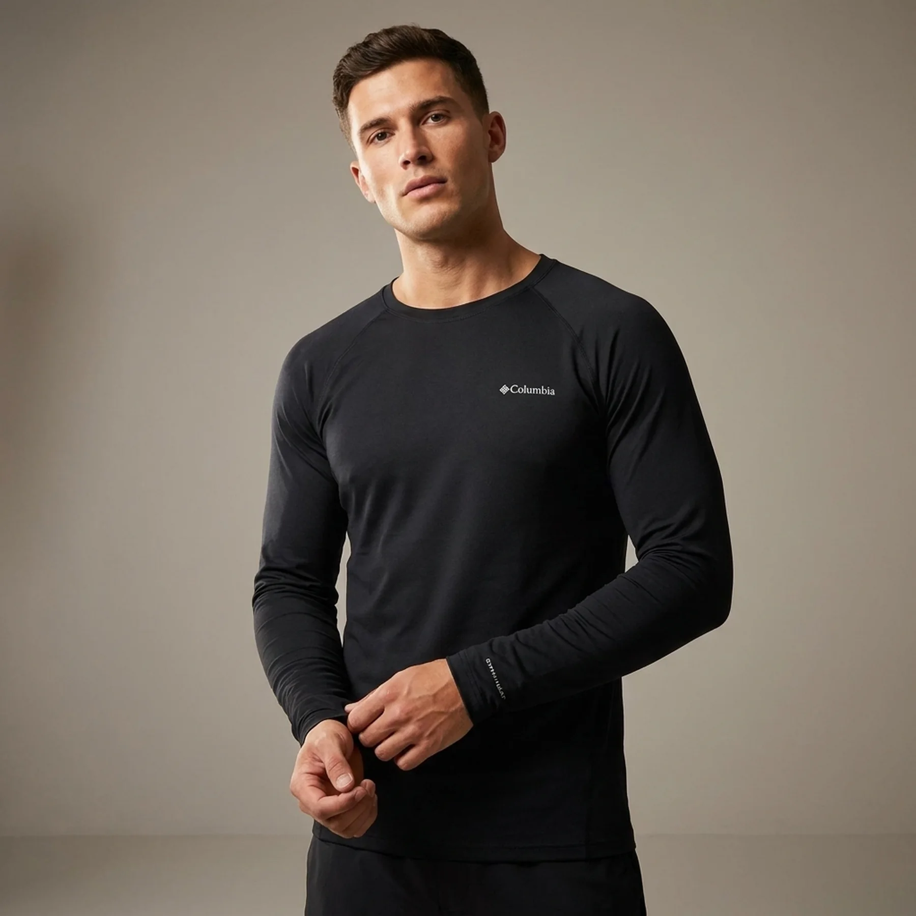 Термобілизна чоловіча Columbia Heavyweight Stretch Long Sleeve Top Black (1638561CLB-011)