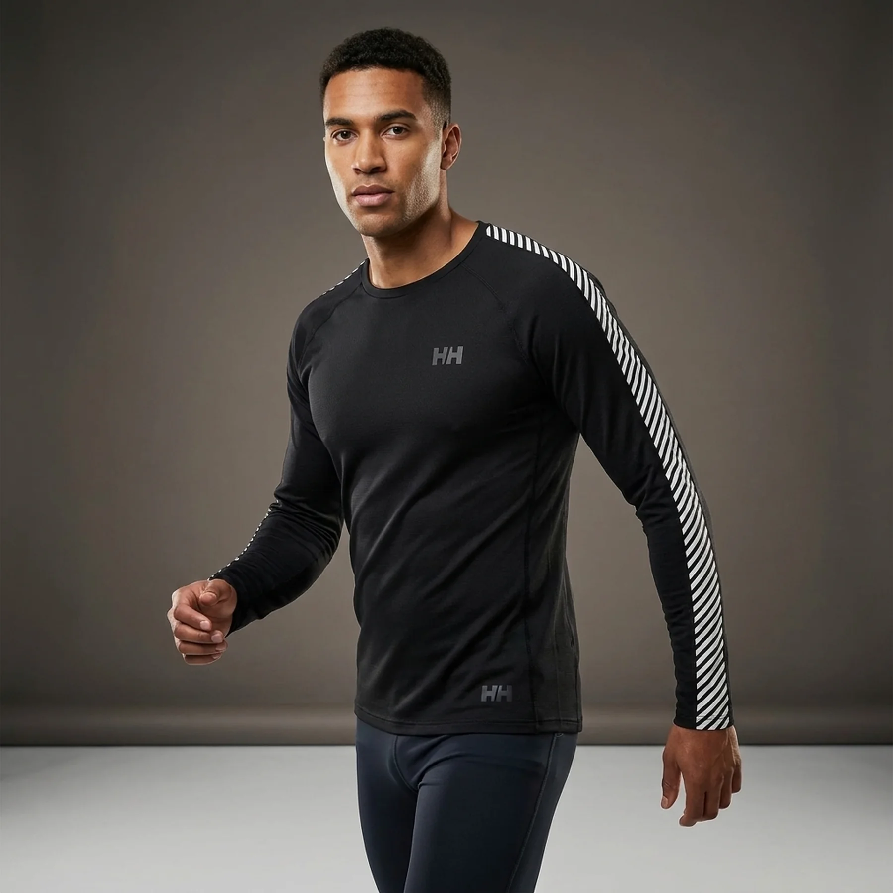 Термобілизна чоловіча Helly Hansen Lifa Active Stripe Crew (49413-990)