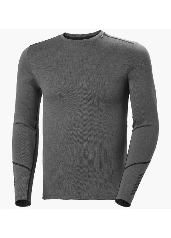 Термобілизна чоловіча Helly Hansen Lifa Merino Midweight Crew Grey (49364-876)