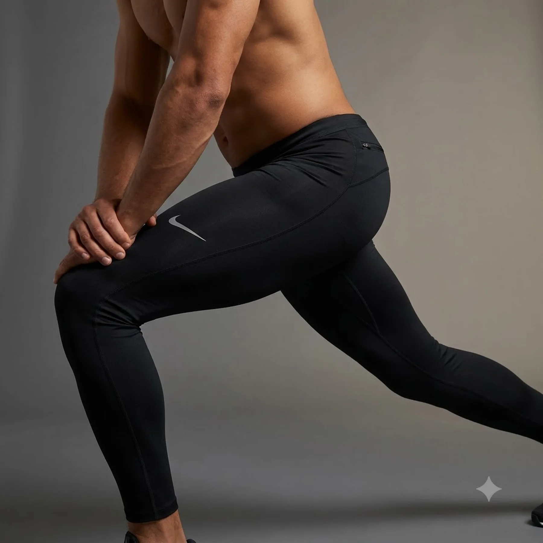 Термобілизна чоловіча Nike Power Running Dry Fit Black (DB4103-010)
