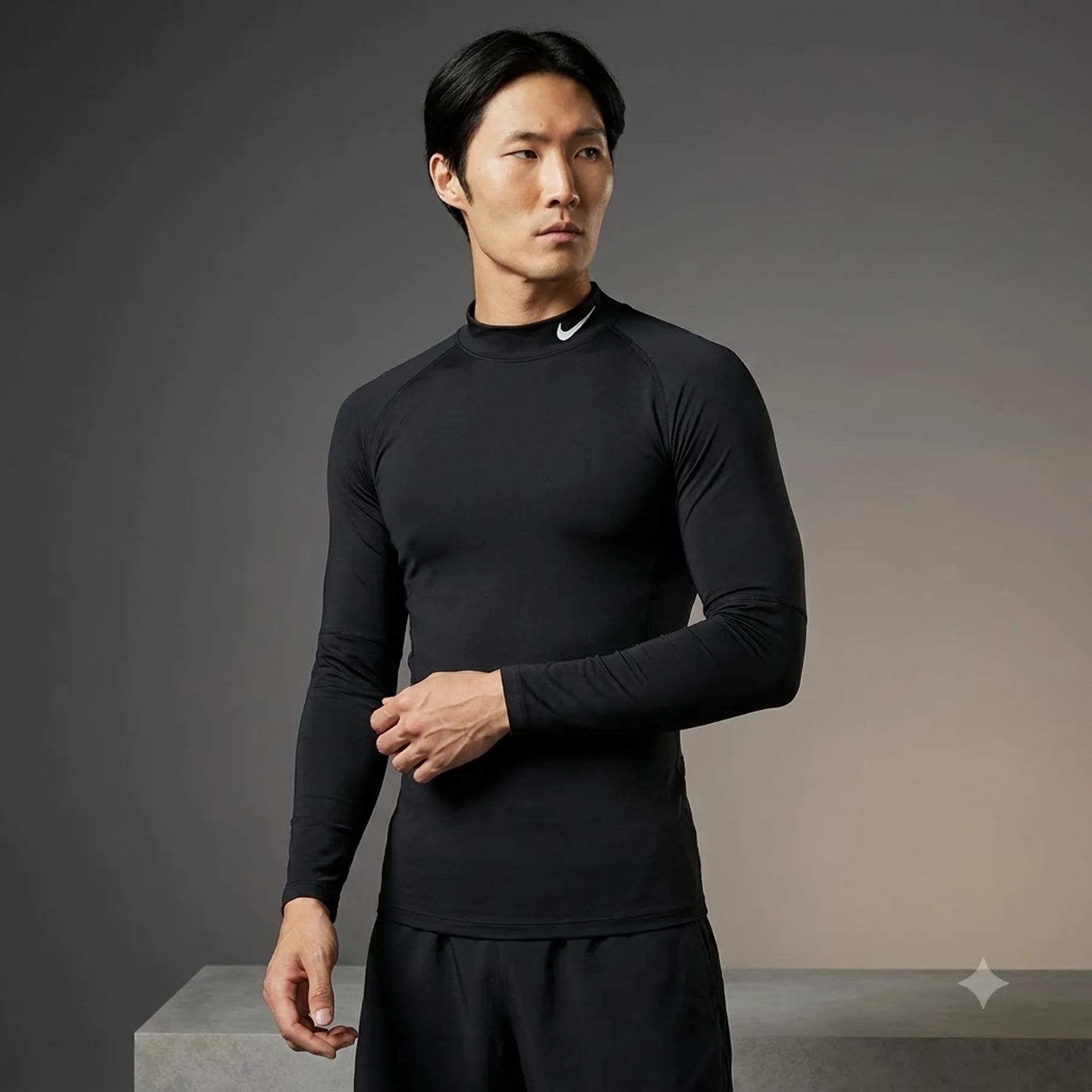Термобілизна чоловіча Nike Pro Dri-Fit Fitness Mock-Neck Long-Sleeve (FB7908-010)
