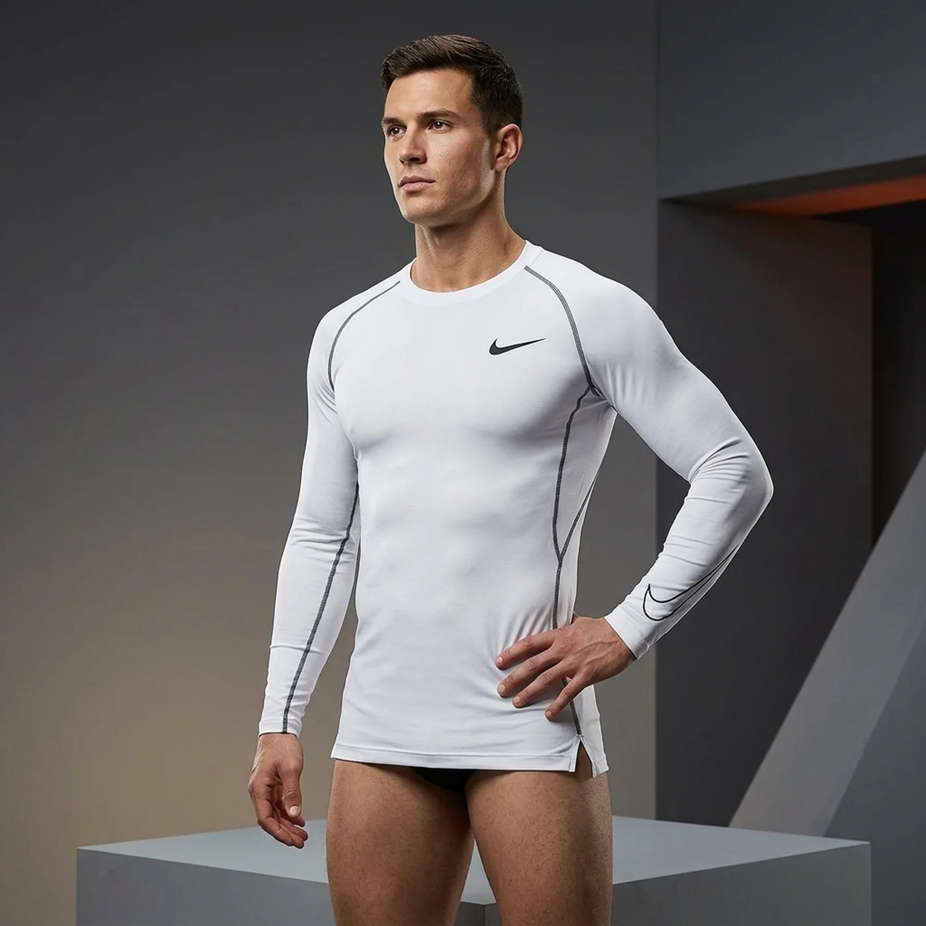 Термобілизна чоловіча Nike Pro Dri-Fit Long-Sleeve Tight Top (DD1990-100)