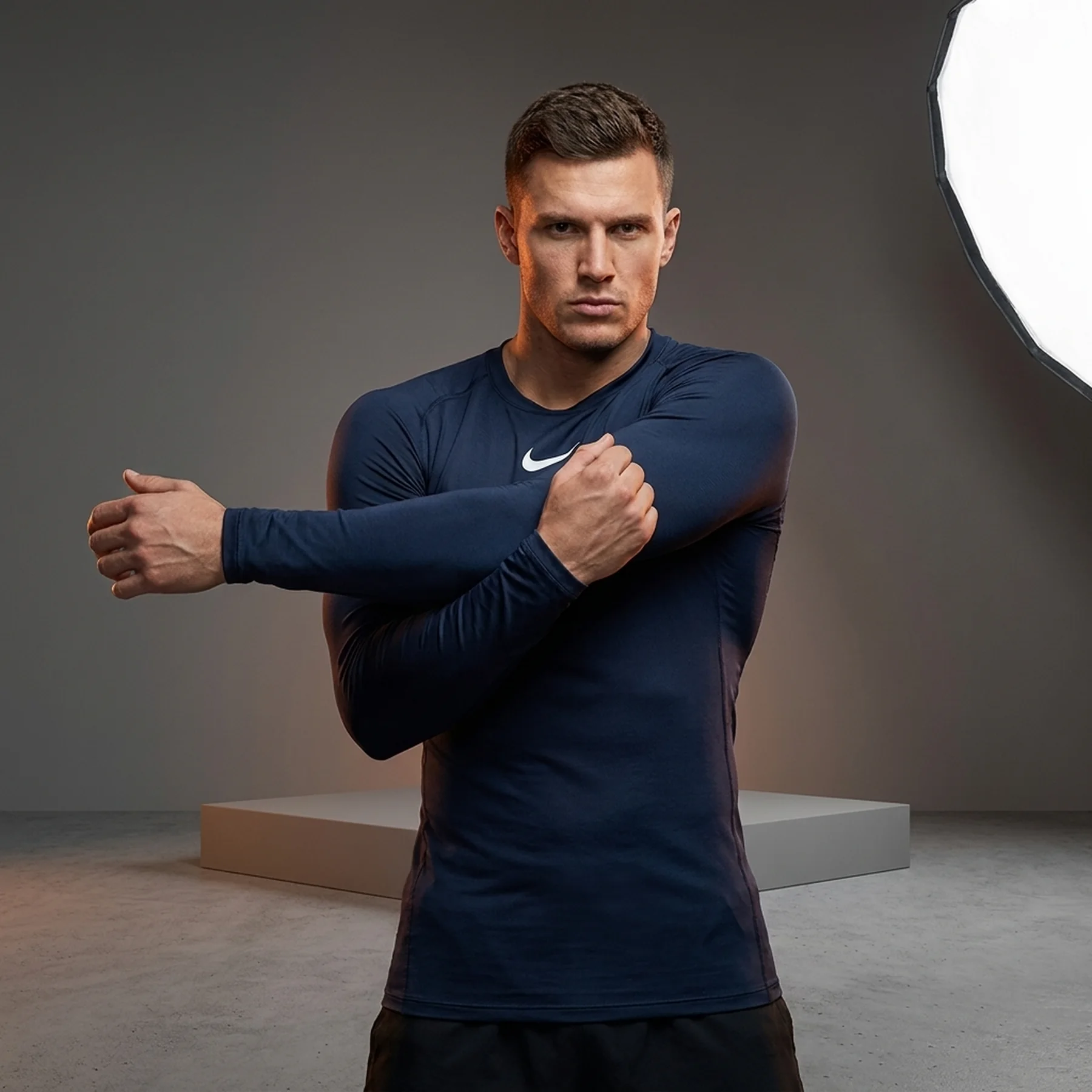 Термокофта Nike Dry Park First Layer LS (темно-синій)