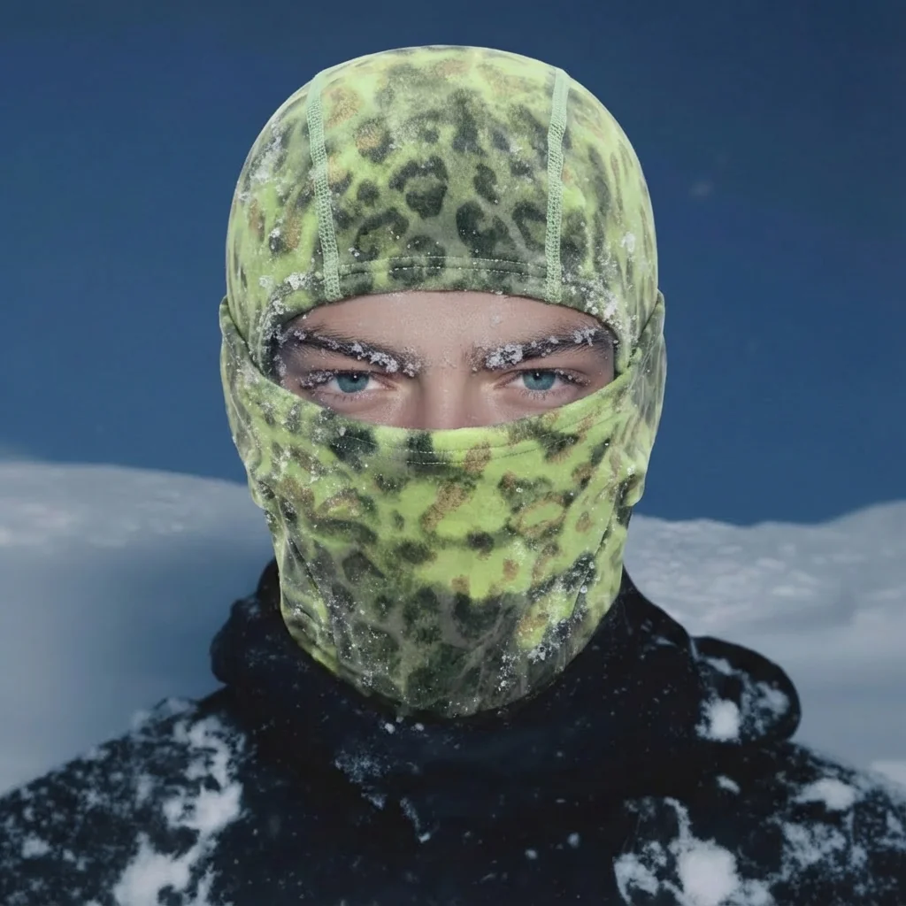 Термореактивна балаклава WHITE HALL Heat Reactive Thermo Balaclava Leopard