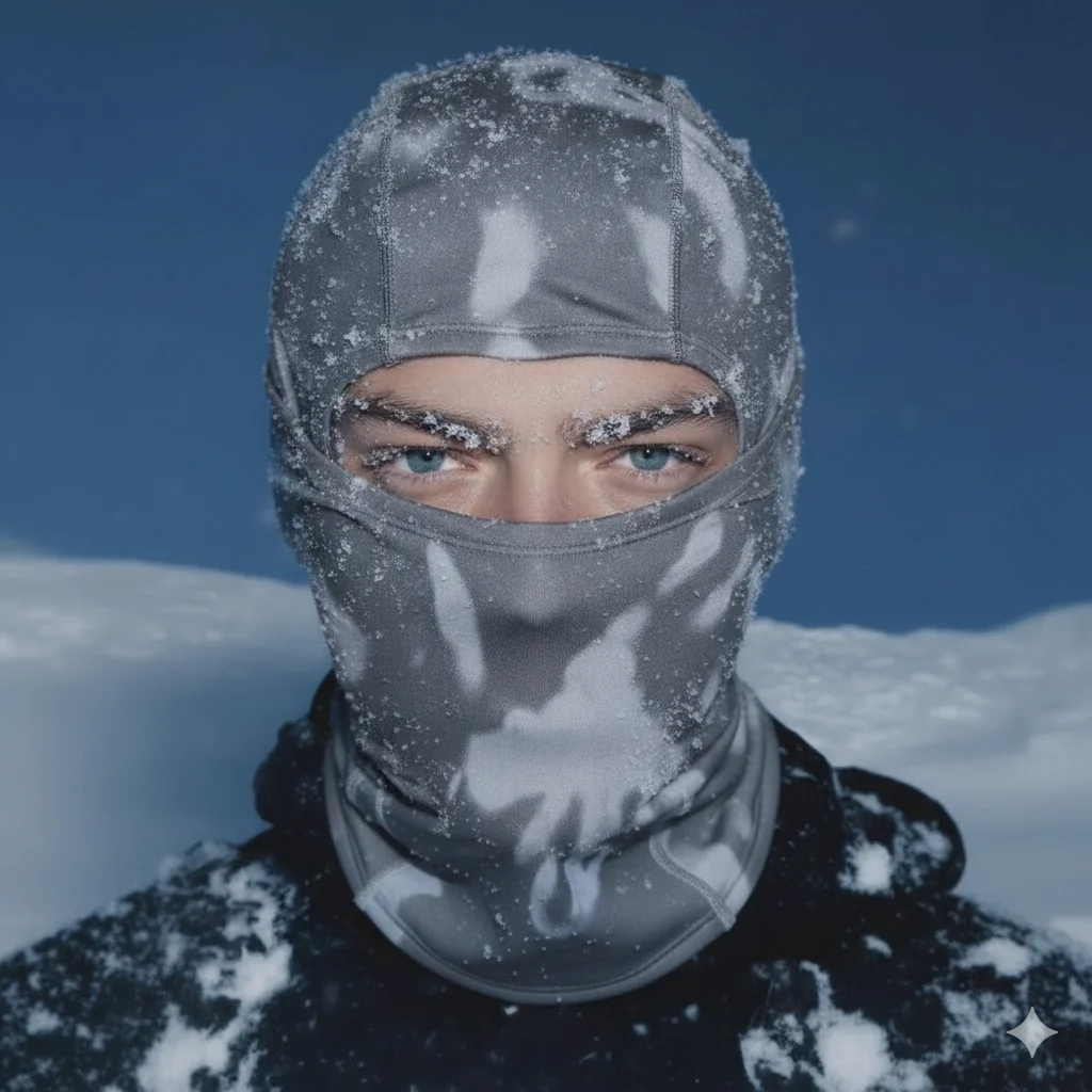 Термореактивна балаклава WHITE HALL Heat Reactive Thermo Balaclava Grey