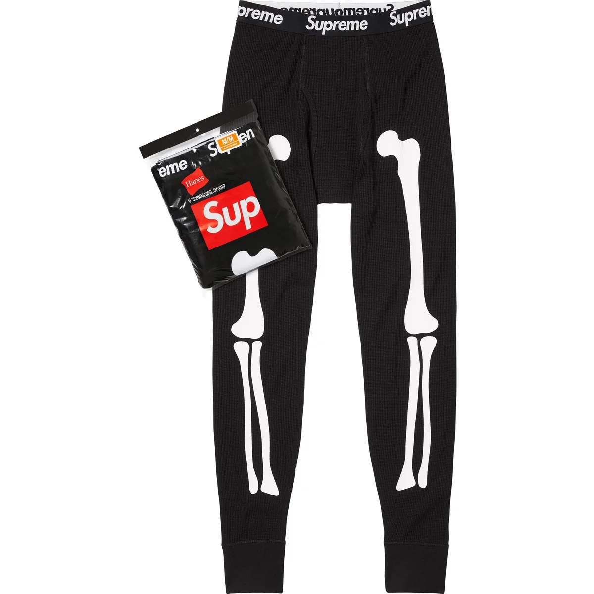 Термоштани Hanes Bones Thermal Pants Black FW25