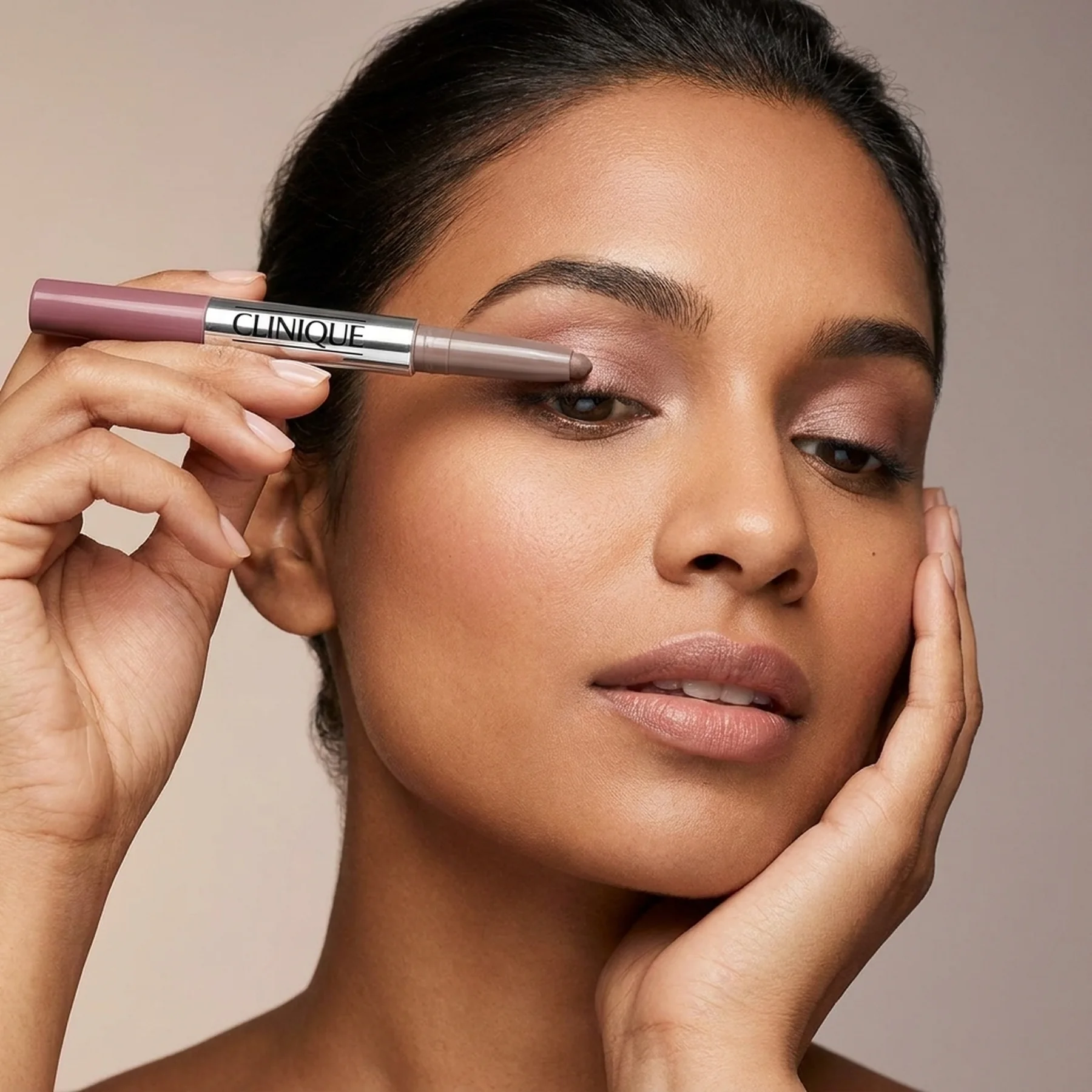 Тени для век Clinique High Impact Shadow Play Shadow+Definer 08 Rose + Truffles