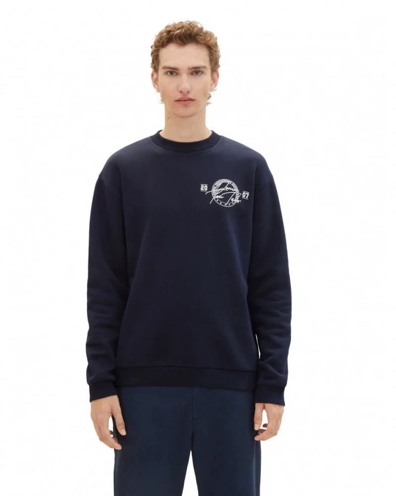 Толстовка 1039496ХХ10668 Tom Tailor XXL Темно-синій