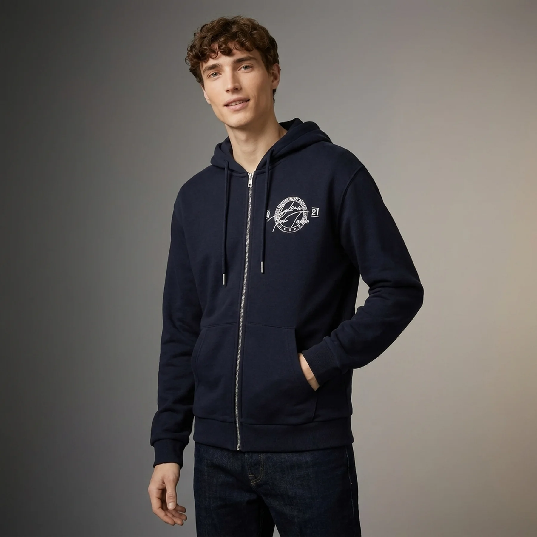 Толстовка 1039498ХХ10668 Tom Tailor XXL Темно-синій