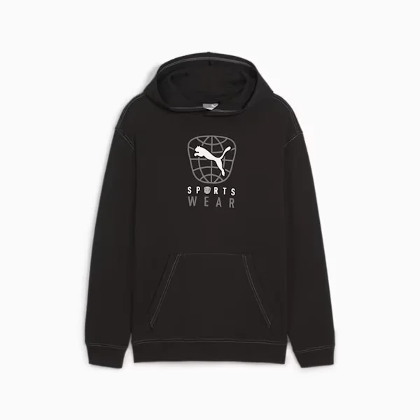Толстовка BETTER SPORTSWEAR Hoodie 67900201 Puma S Чорний