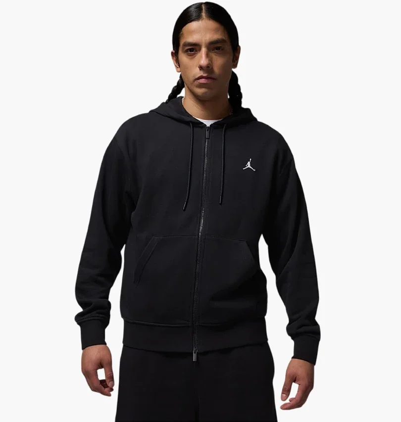 Толстовка чоловіча Air Jordan Ovs Fz Black без флісу