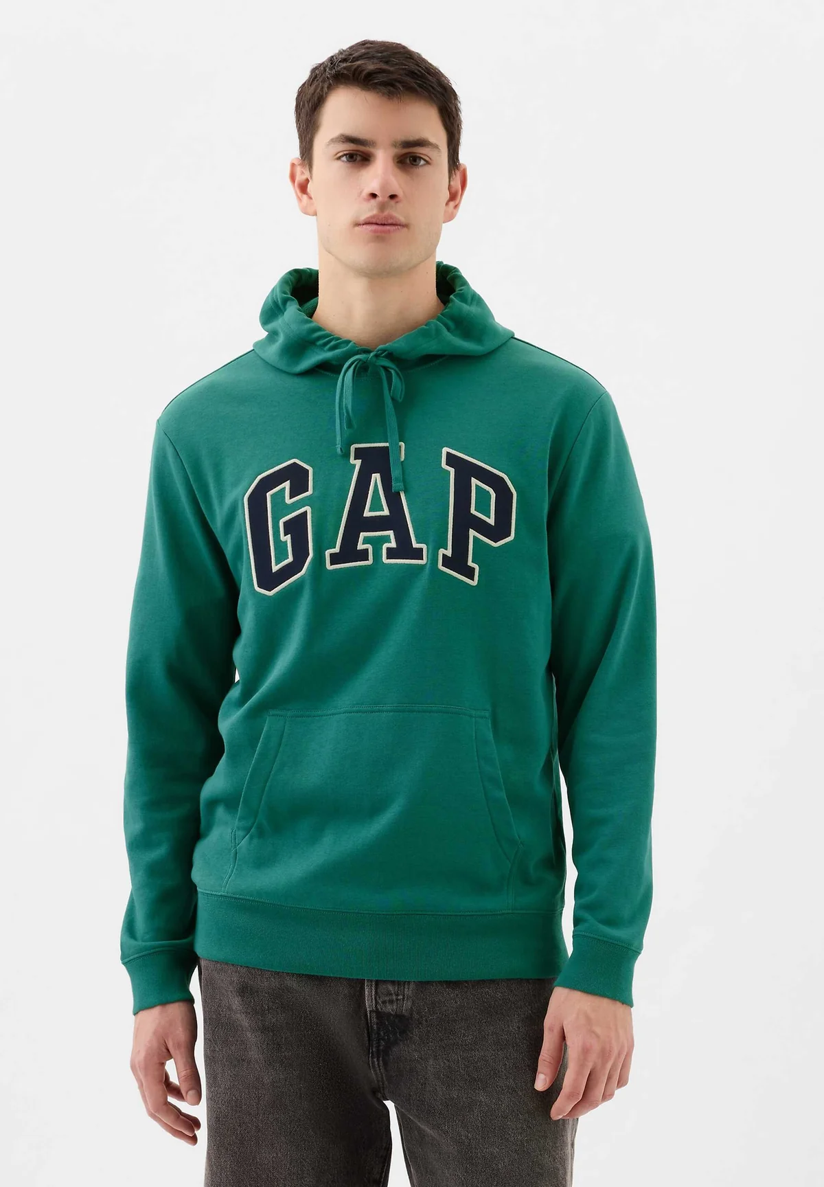 Толстовка чоловіча GAP кофта з капюшоном 1159813891 (Зелений, XL)