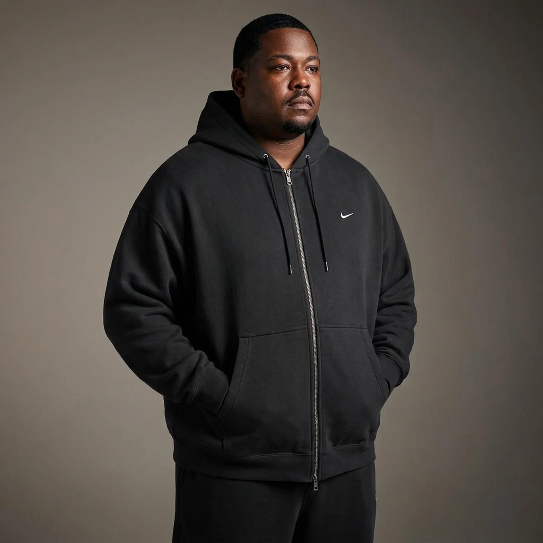 Толстовка чоловіча NIKE M NL SOLO SWSH BB FZ HOODIE HV1084-010
