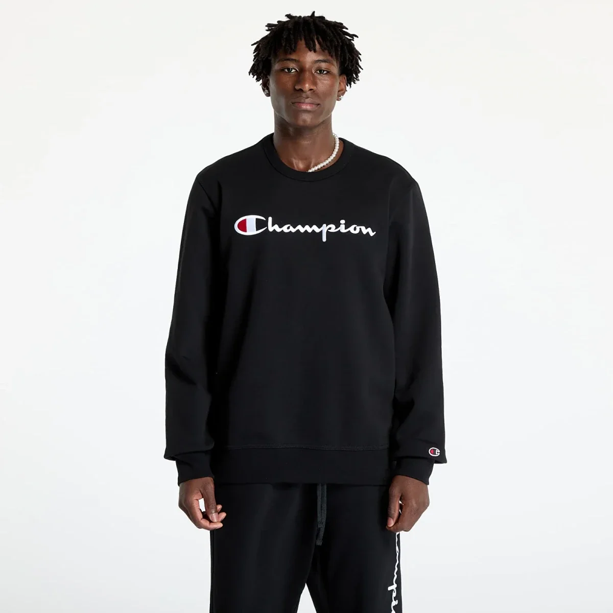 Толстовка CREWNECK SWEATSHIRT 220254-KK001 Champion XL Чорний
