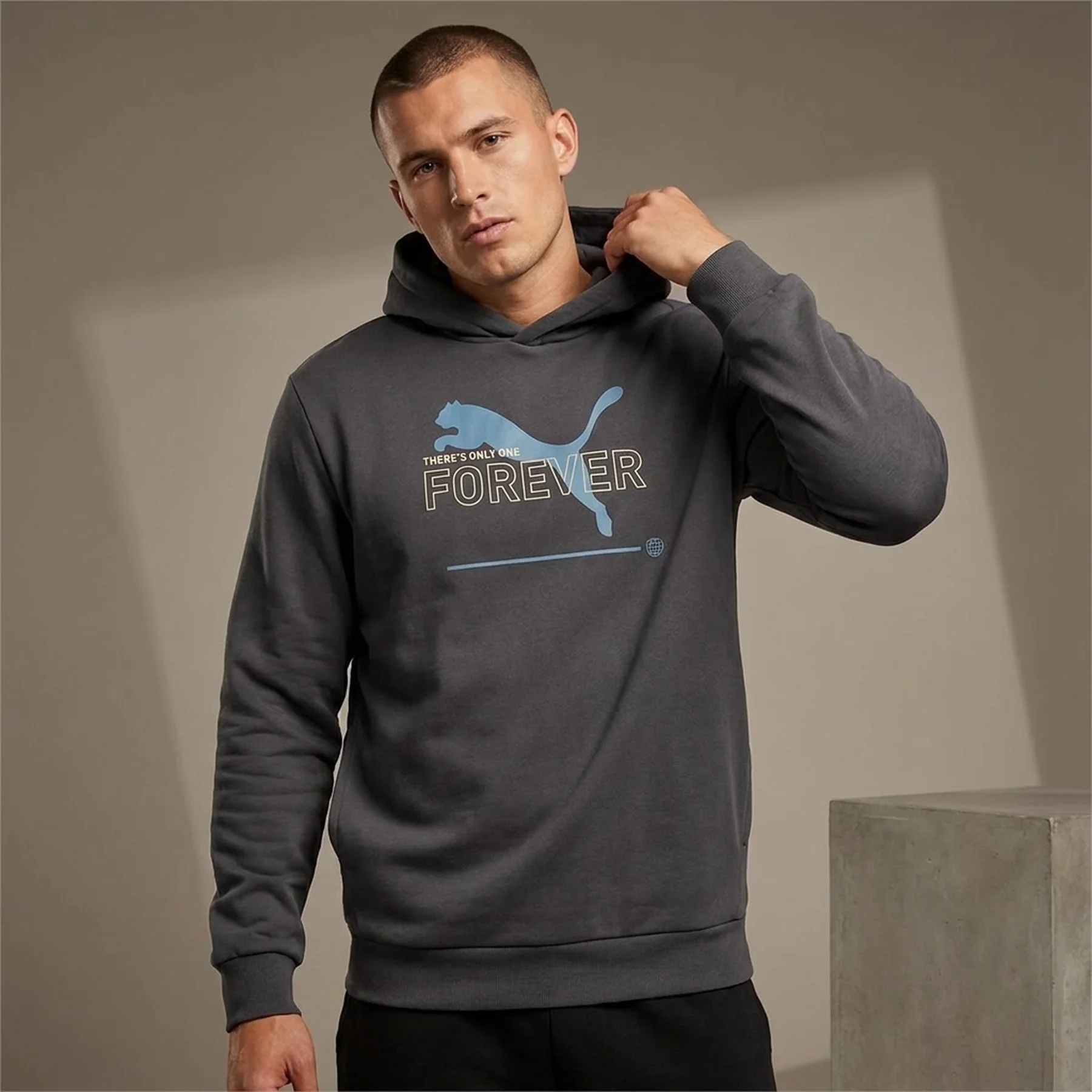 Толстовка ESS BETTER Hoodie 67329375 Puma XL Темно-сірий