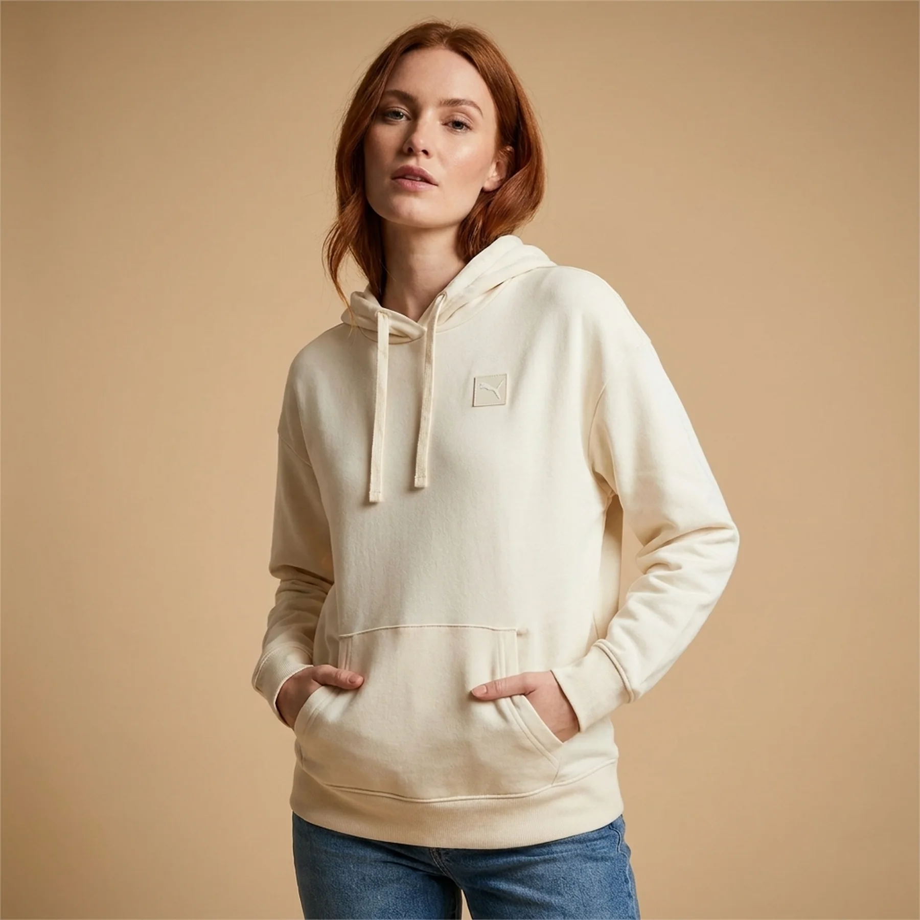 Толстовка ESS ELEVATED Comfort Hoodie 68501899 Puma XXL Кремовий