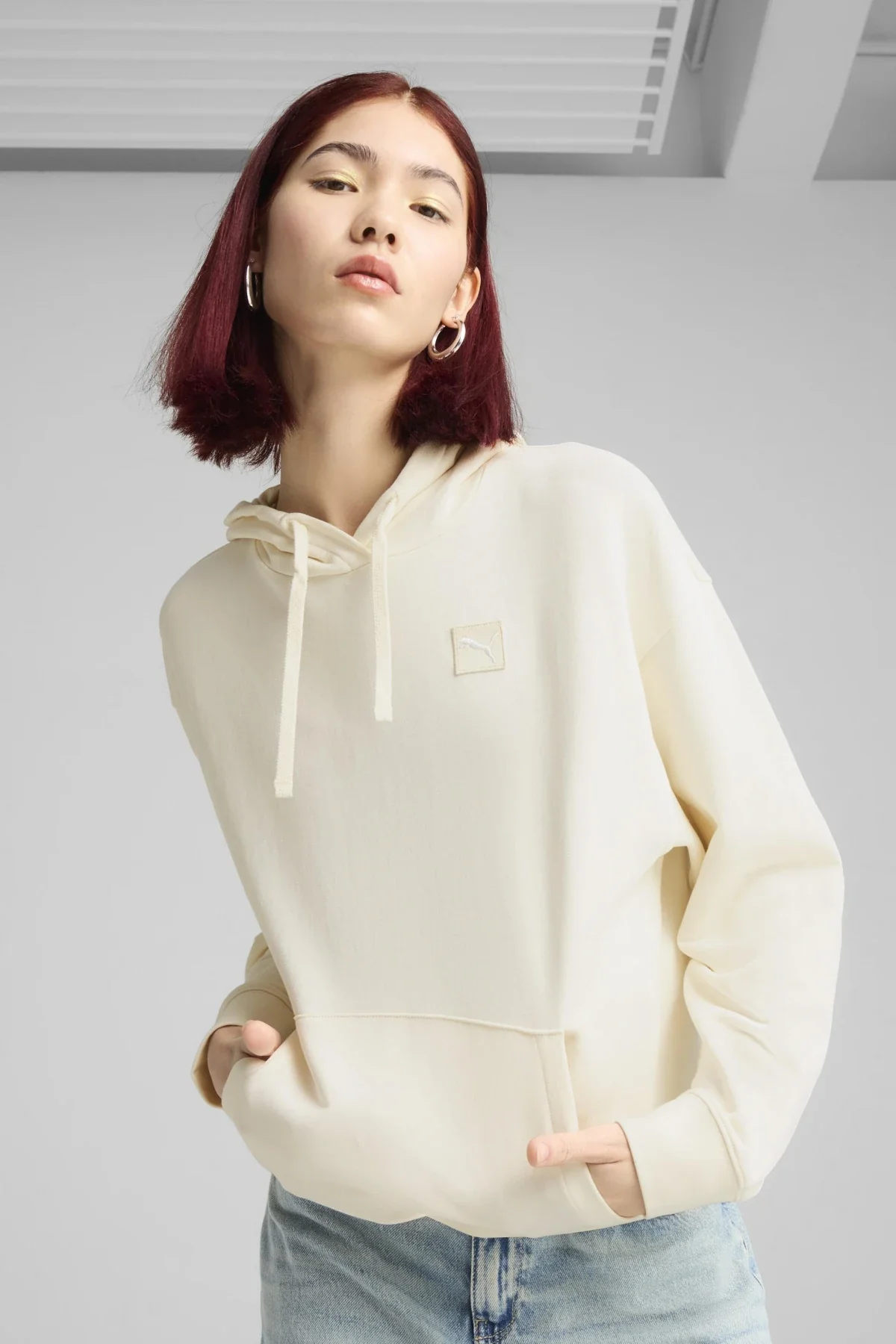 Толстовка ESS ELEVATED Comfort Hoodie 68501899 Puma XXL Кремовий
