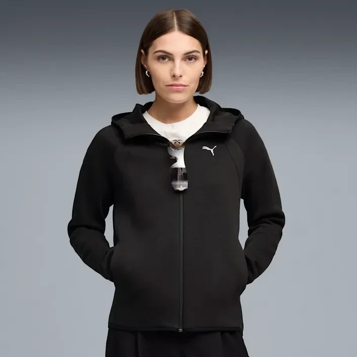 Толстовка EVOSTRIPE Full-Zip Hoodie DK 69189801 Puma L Чорний