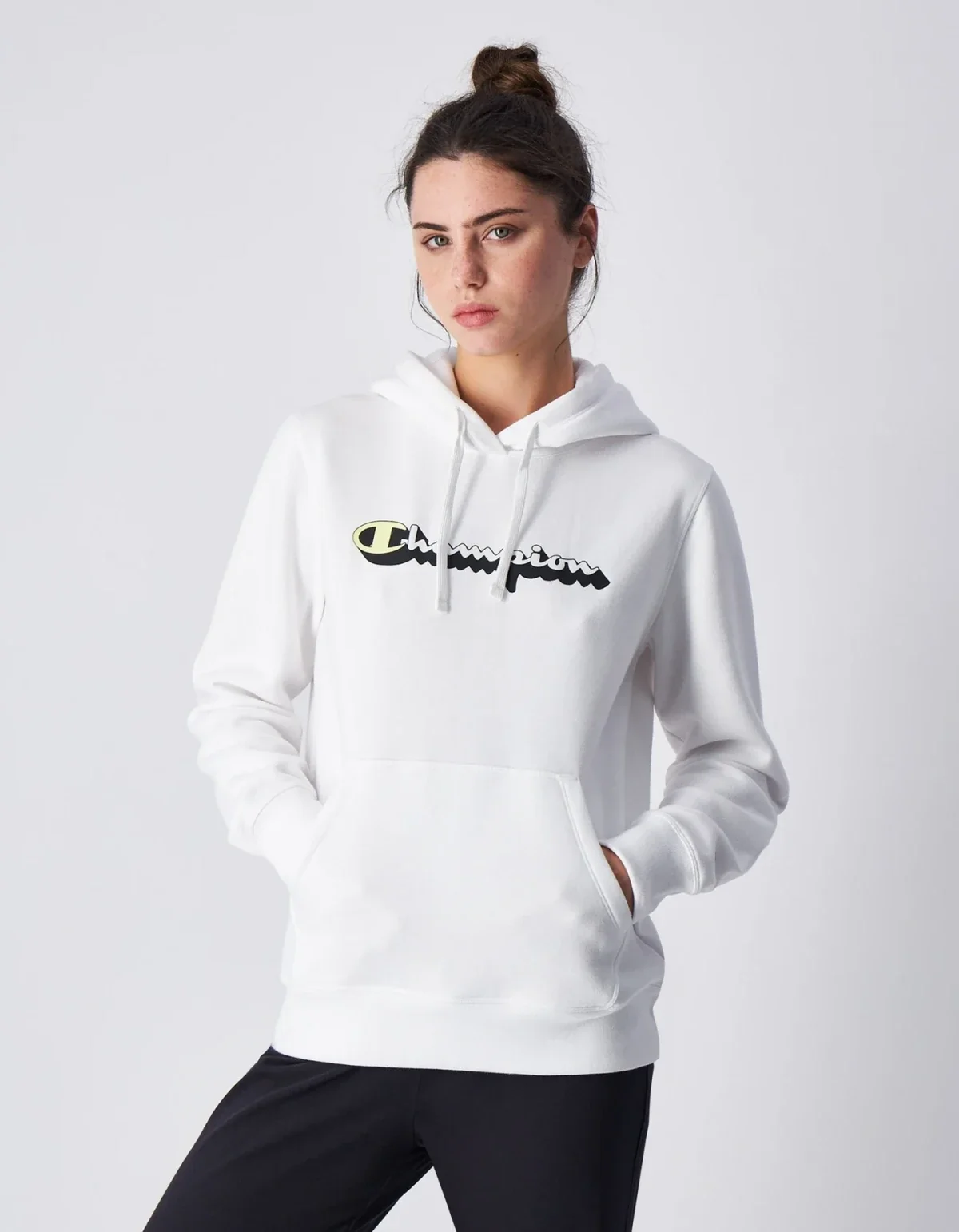 Толстовка HOODED SWEATSHIRT 117651-WW001 Champion L Білий