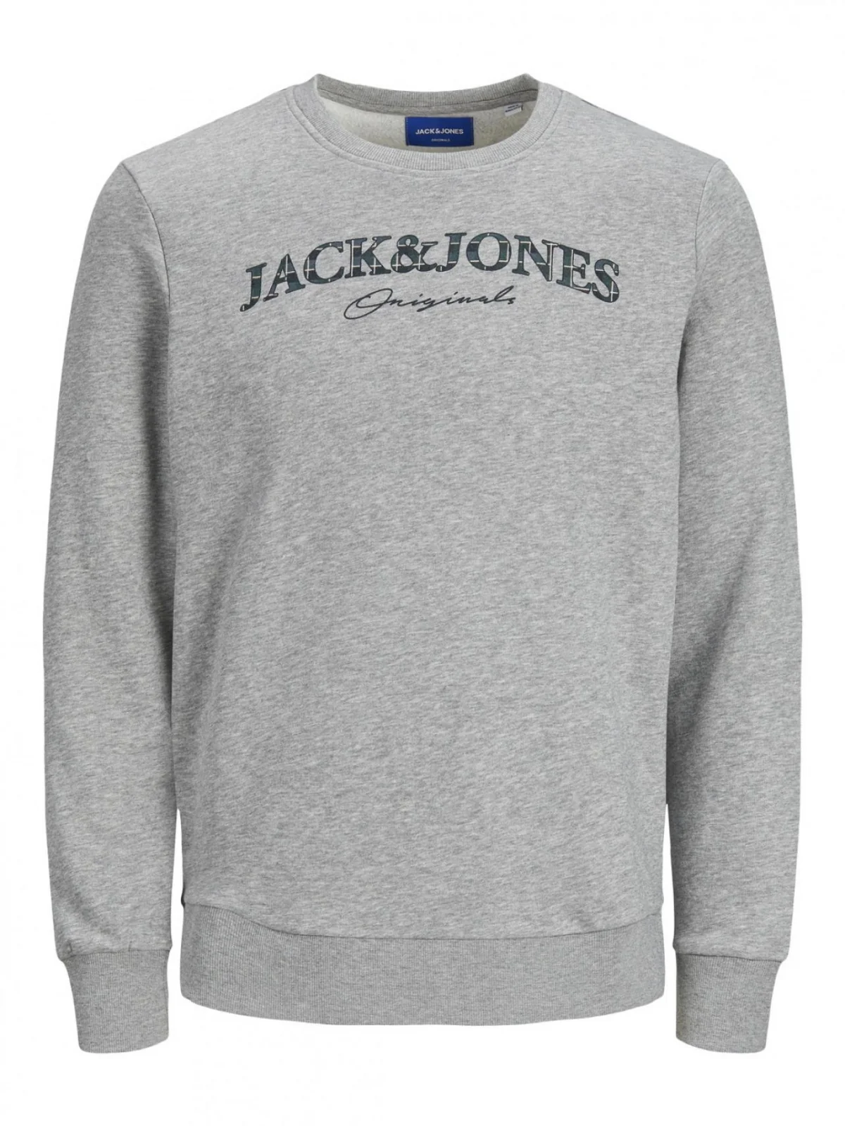 Толстовка JORMINISTRY SWEAT CREW NECK 12180410 Light Grey Melange Jack & Jones XXL Сірий