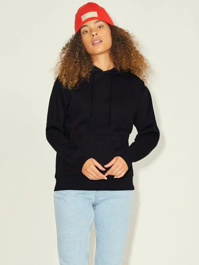 Толстовка JXANINA LS REL EVERY HOODIE NOOS 12200194-Black JJXX XS Чорний