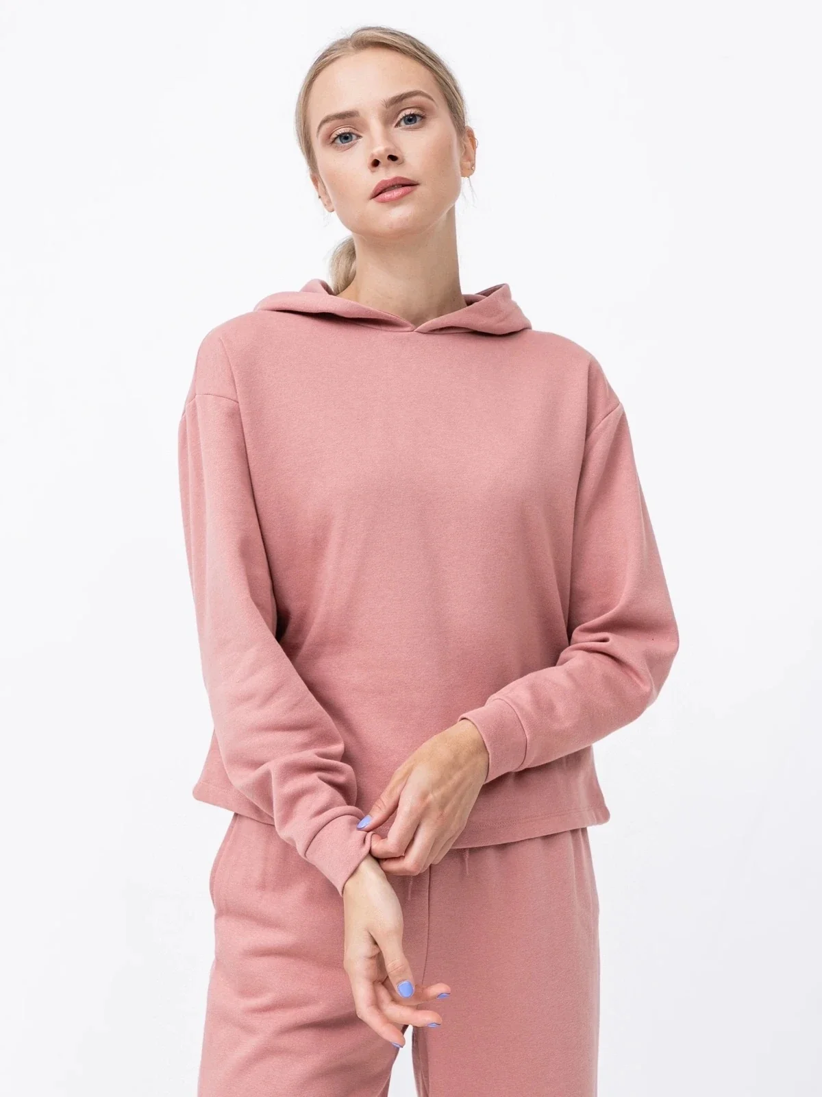 Толстовка ONLCOMFY LIFE L/S HOOD SWT 15236616-Ash Rose ONLY XS Розовий