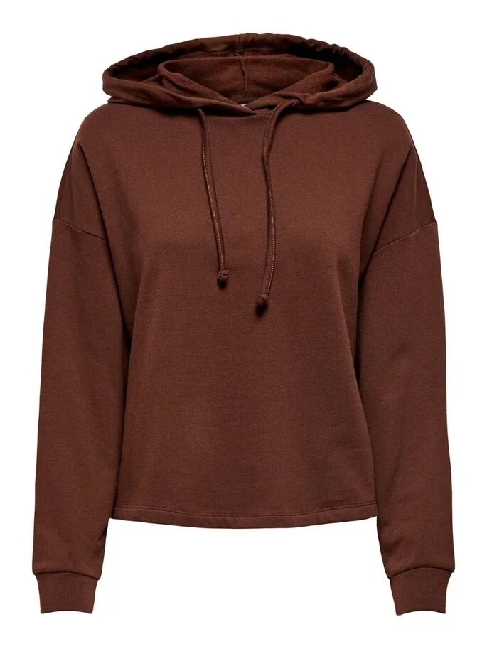 Толстовка ONLDREAMER LIFE L/S HOOD SWT NOOS 15241103 Chocolate Fondant ONLY L Коричневий