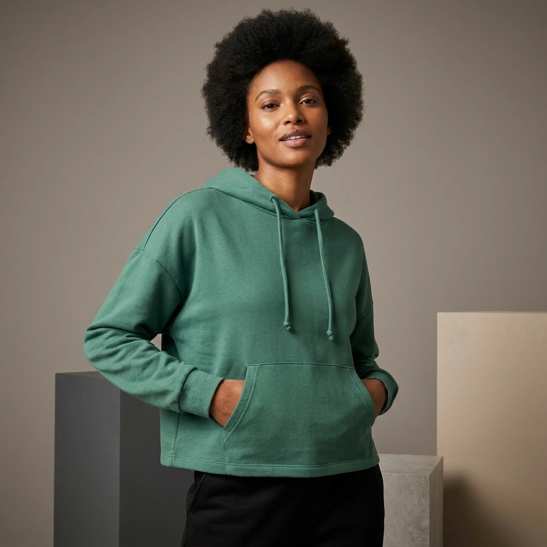 Толстовка ONLDREAMER LIFE L/S HOOD SWT NOOS 15241103 Smoke Pine ONLY M Зелений
