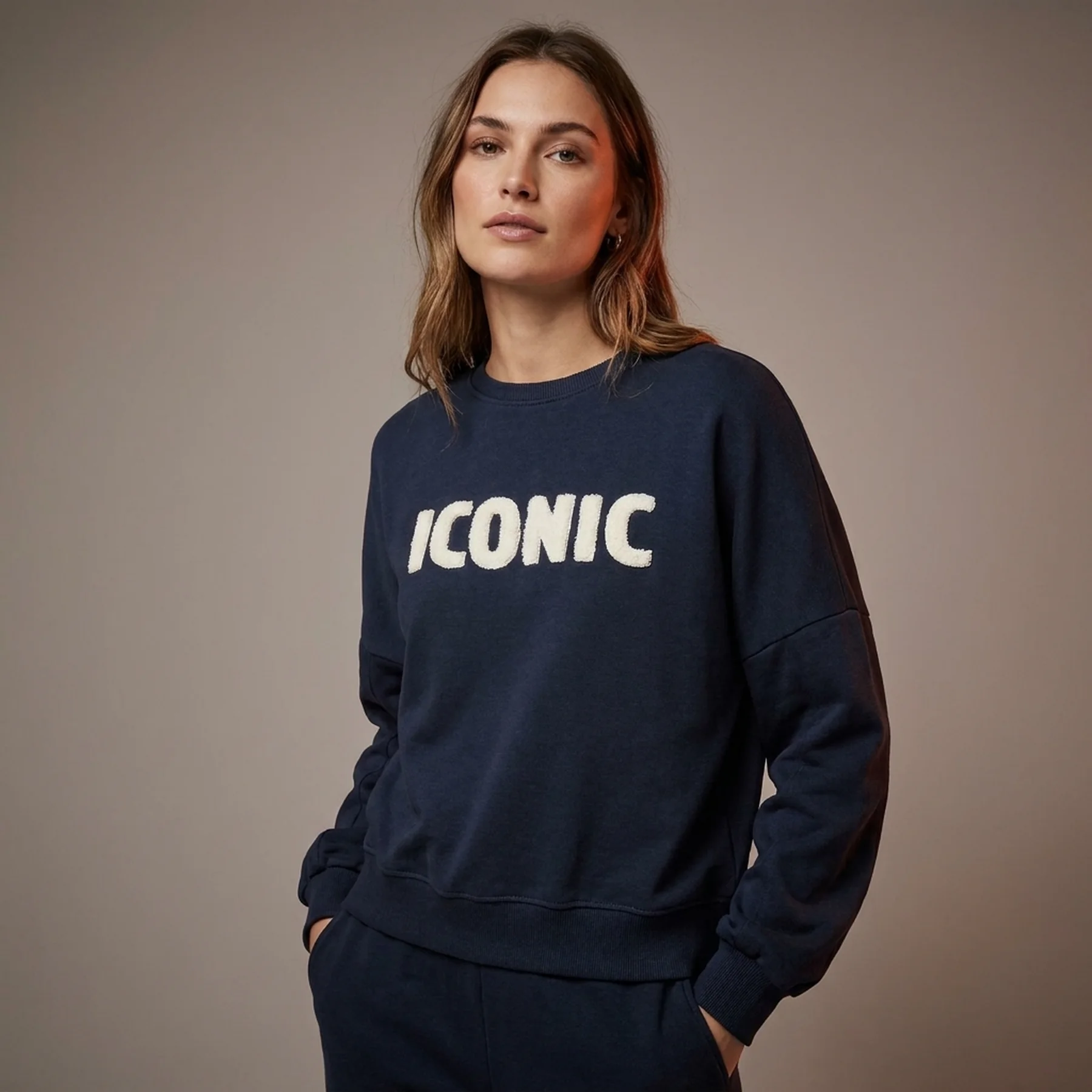Толстовка ONLEDITH LIFE L/S O-NECK SWT 15225077 Night Sky ONLY M Темно-синій