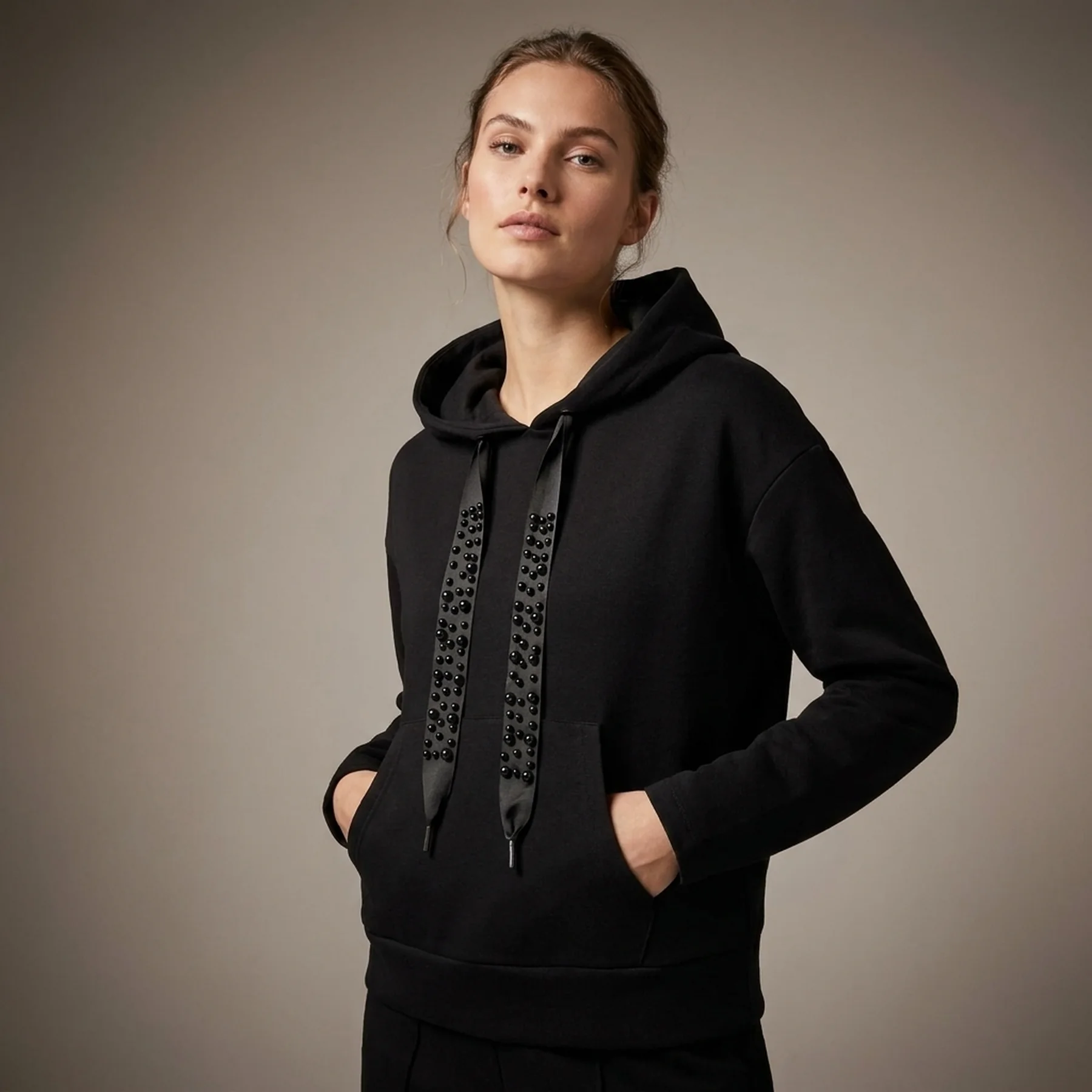 Толстовка ONLFANCY L/S HOOD SWT 15193315-Black ONLY L Чорний