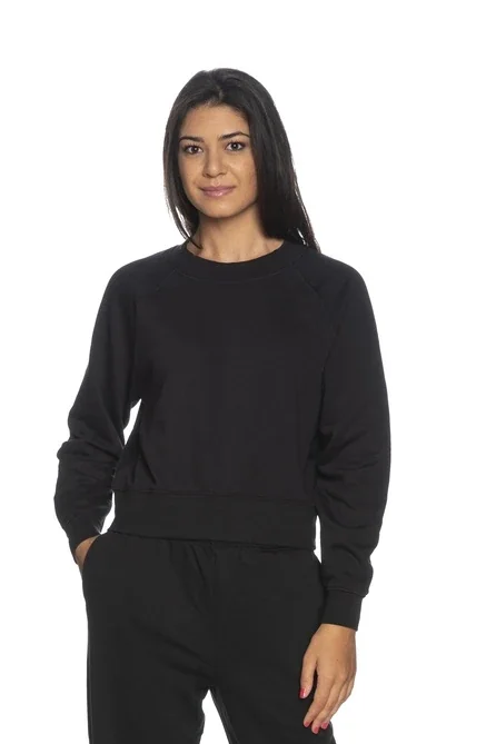 Толстовка ONLFEEL LIFE L/S RAGLAN O-NECK SWT 15234301-Black ONLY S Чорний