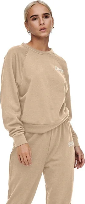 Толстовка ONLLULA L/S RAGLAN SWT 15244345-Nomad-Print:OFF ONLY L Бежевий