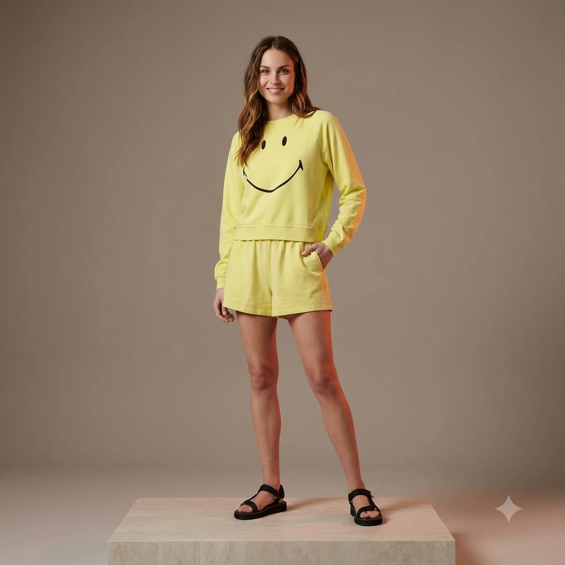 Толстовка ONLSMILEY LIFE L/S SWT 15232823 Sunshine-SMILEY ONLY M Жовтий