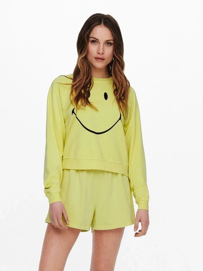 Толстовка ONLSMILEY LIFE L/S SWT 15232823 Sunshine-SMILEY ONLY M Жовтий