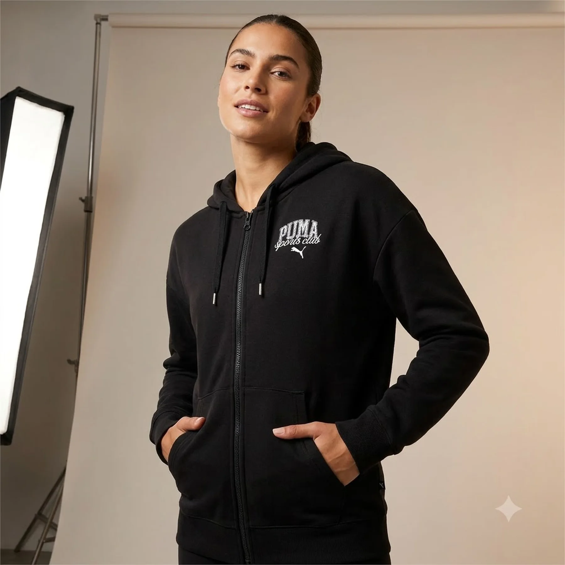 Толстовка PUMA CLASS Full-Zip Hoodie 68503301 Puma L Чорний