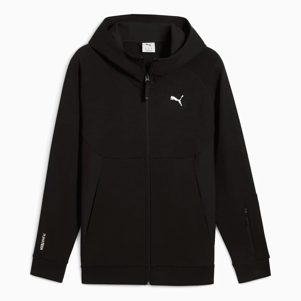 Толстовка PUMATECH Full-Zip Hoodie 68460501 Puma M Чорний