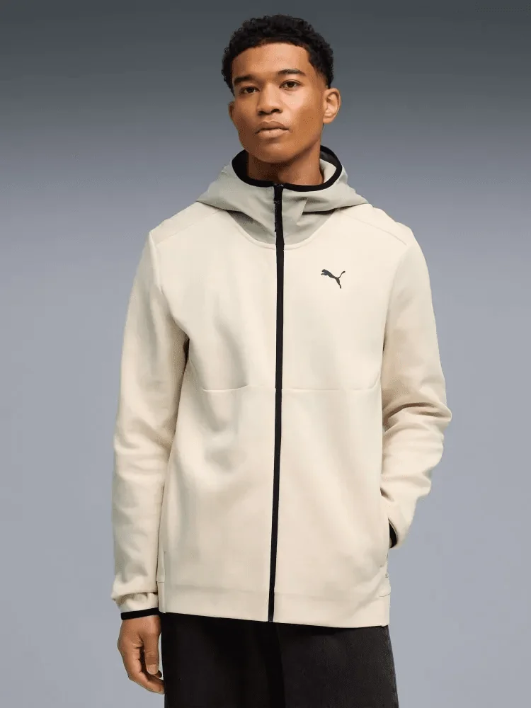 Толстовка PUMATECH FULL-ZIP Hoodie 69218587 Puma L Бежевий