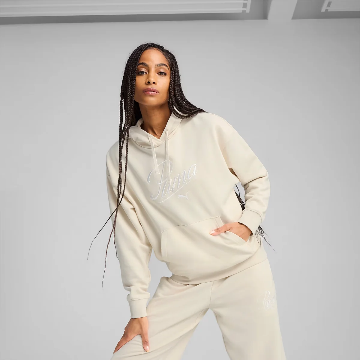 Толстовка SCRIPT Comfort Hoodie 68498387 Puma L Бежевий