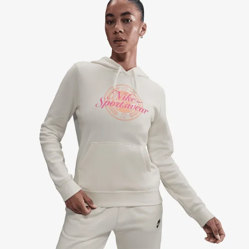 Толстовка W NSW CLUB FLC GX STD PO HDY IH8496-133 Nike L Білий