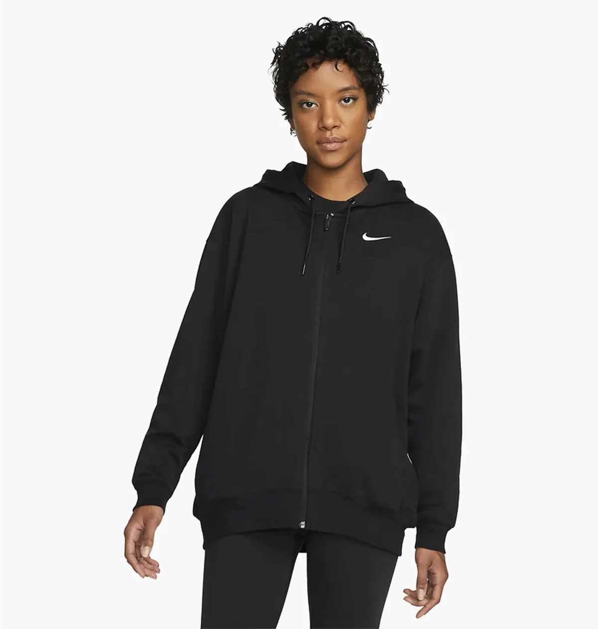 Кофта жіночі Nike Women's Oversized Jersey Full-Zip Hoodie (DM6415-010)