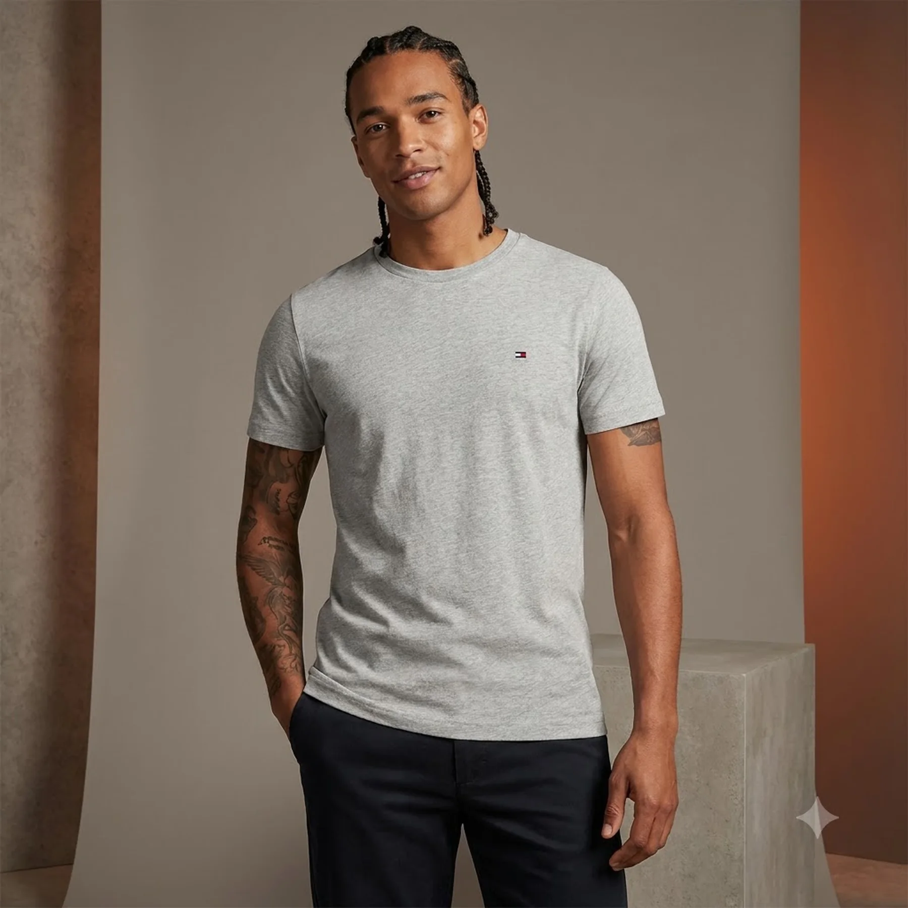 Tommy Hilfiger Short Sleeve Core Flag Crew Neck Tee