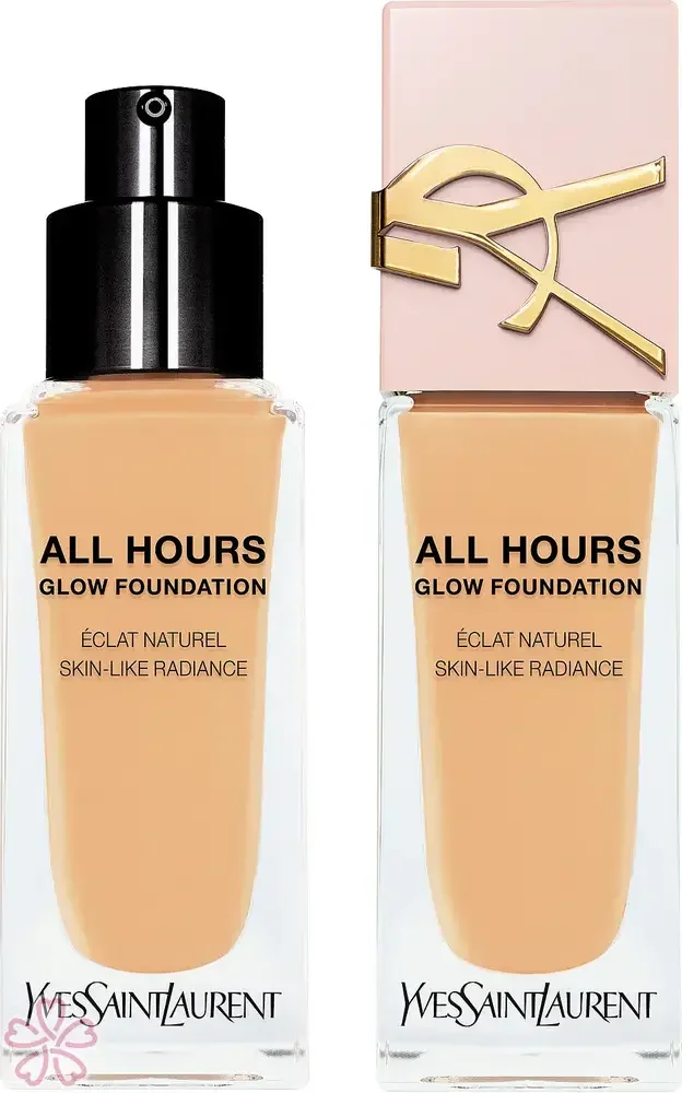 Тональная основа для лица с сияющим финишем Yves Saint Laurent All Hours Glow Foundation 25 мл LW1
